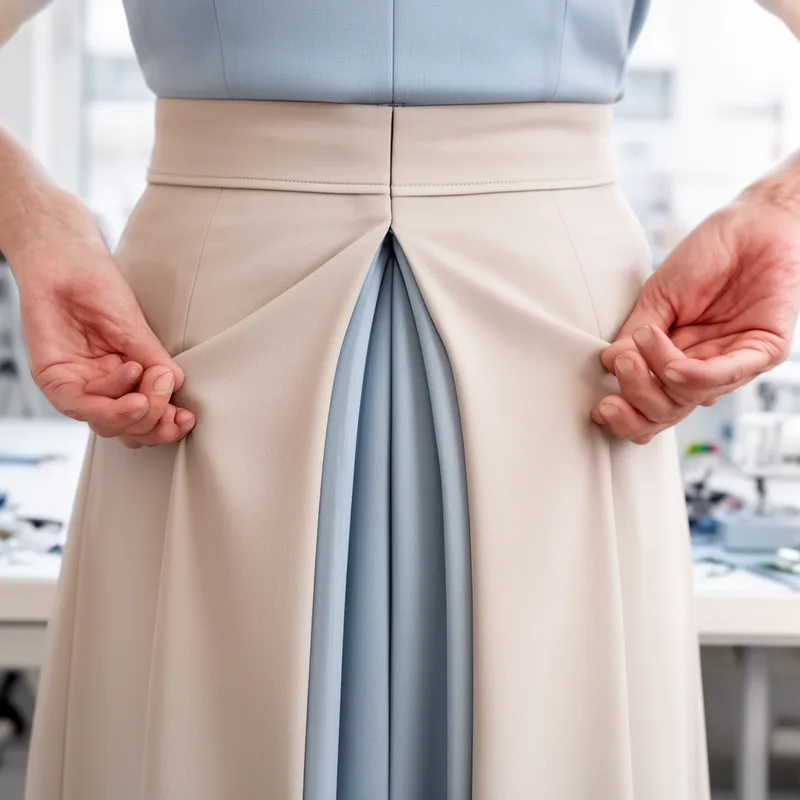 inverted pleat