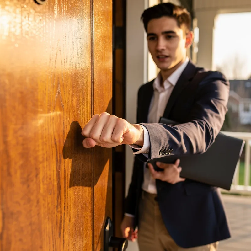 to come knocking