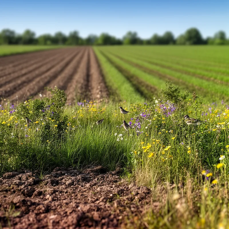 unploughed area