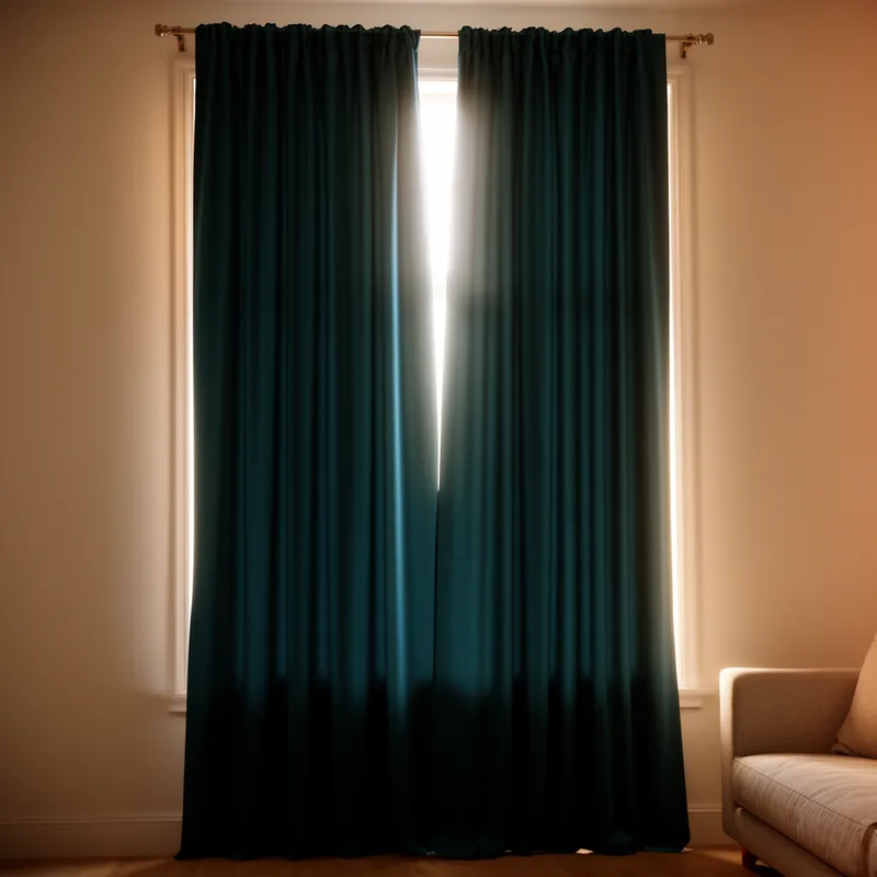 curtained