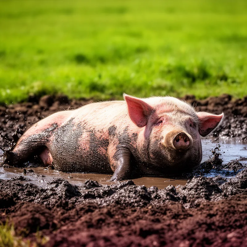 to wallow