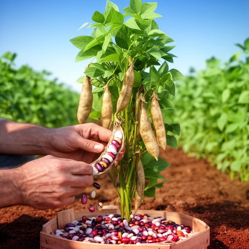 shell bean plant