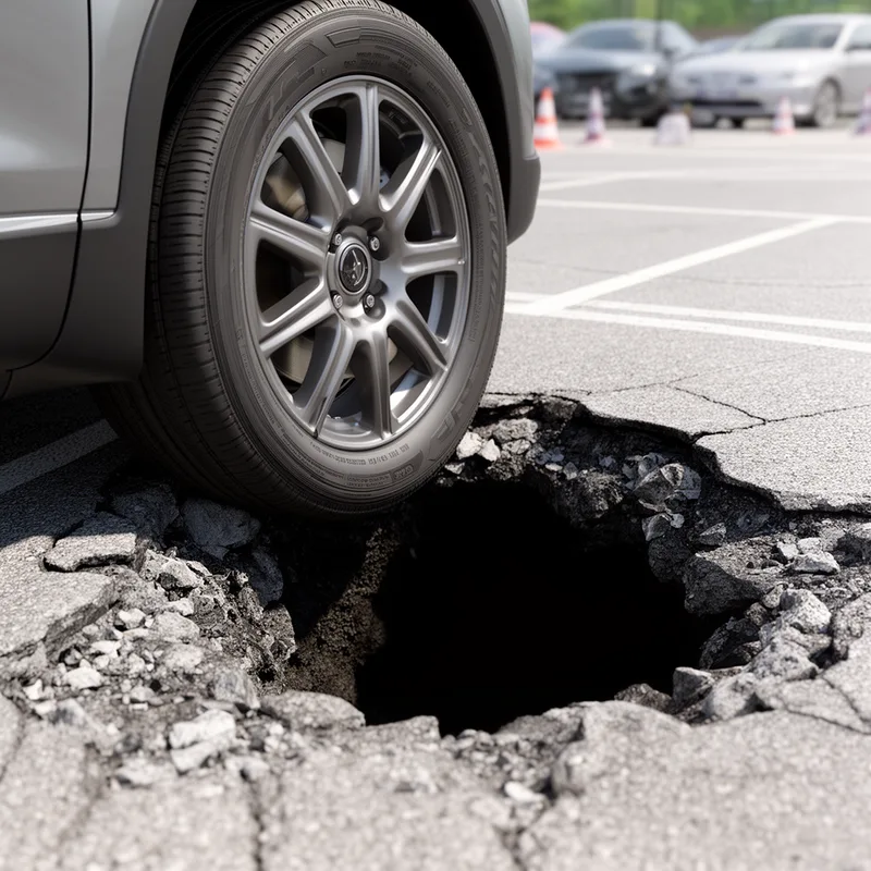 parking crater