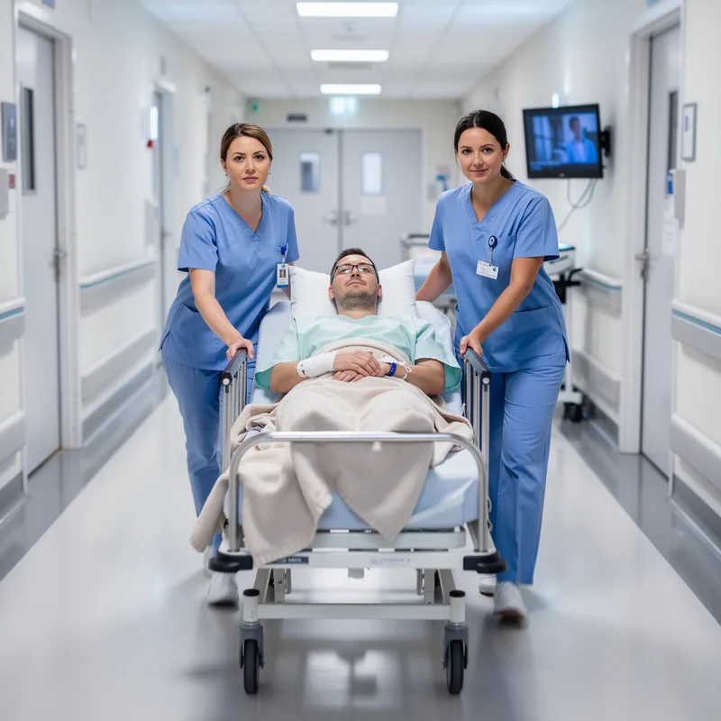 to put in hospital