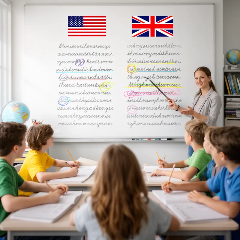 US English spelling
