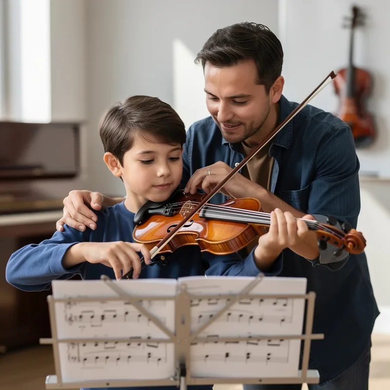violin lesson