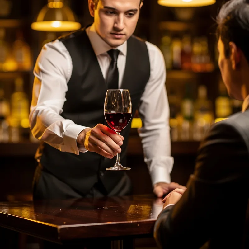 to serve alcohol