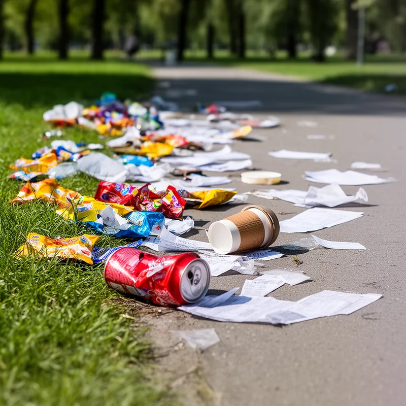 to litter