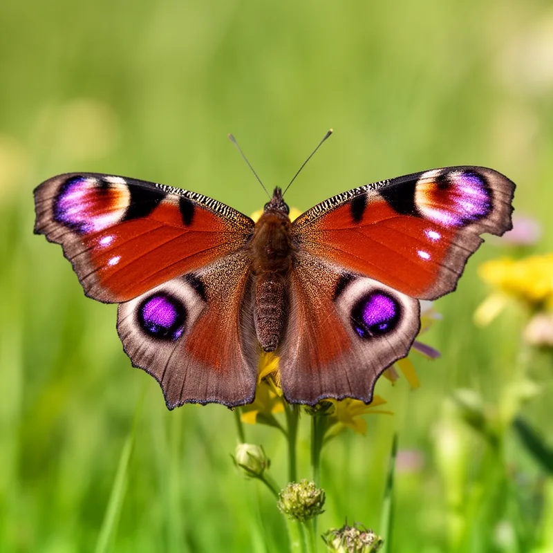 peacock butterfly