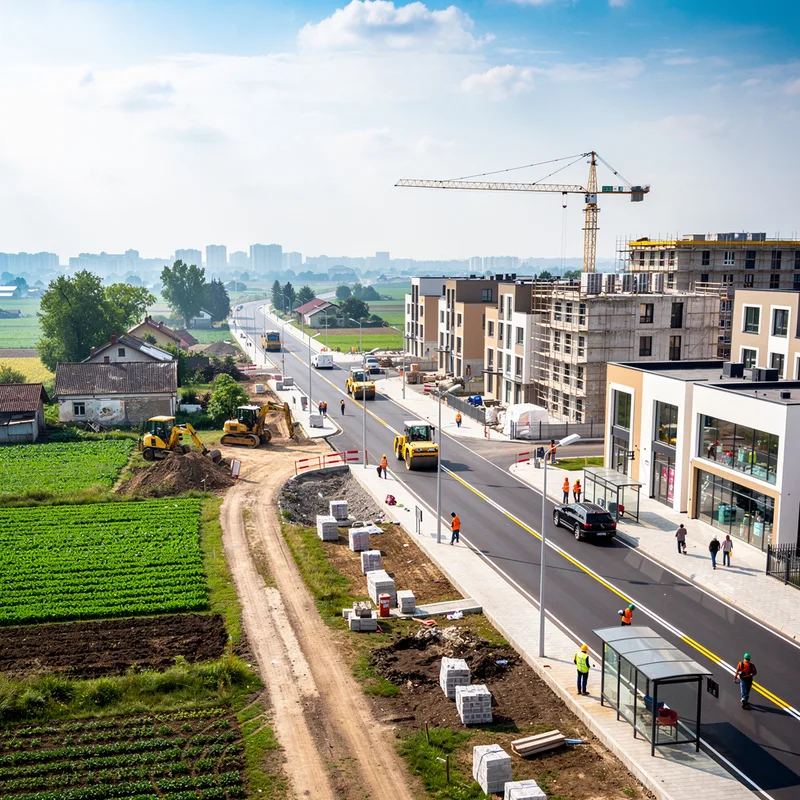 to urbanize