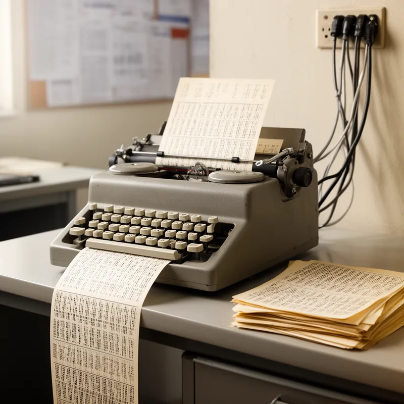 teletyped