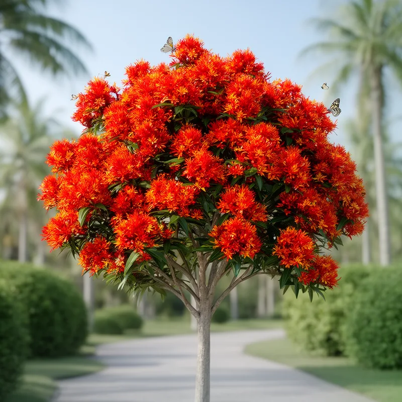 peacock flower