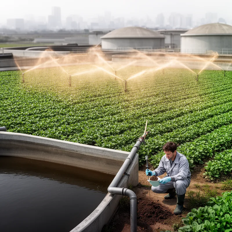 sewage farm