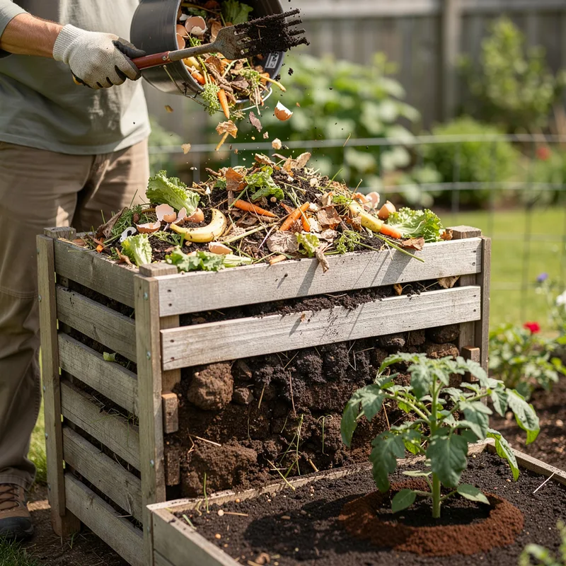 to compost