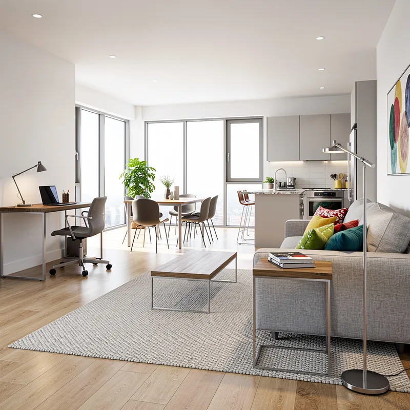 open-plan