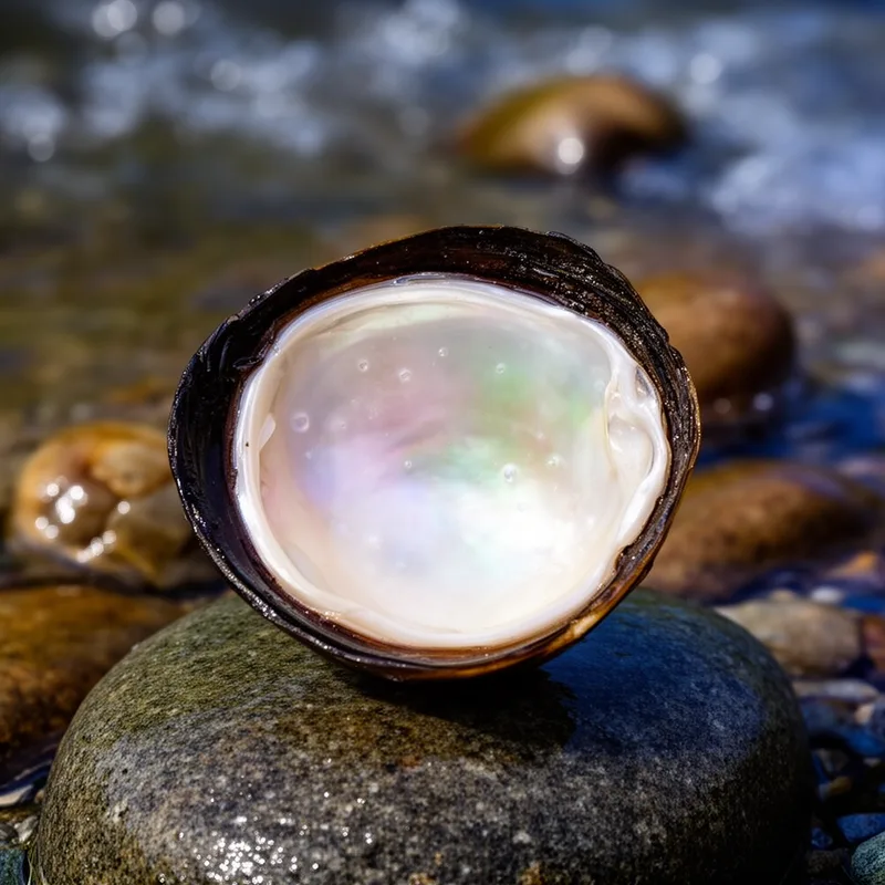 pearly-shelled mussel
