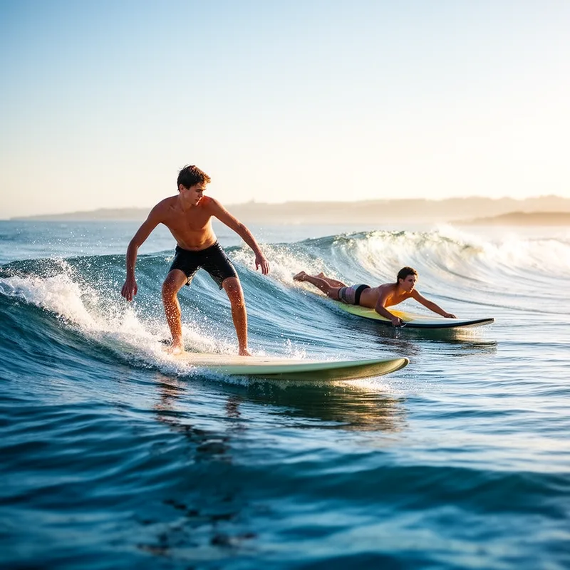 to surfboard