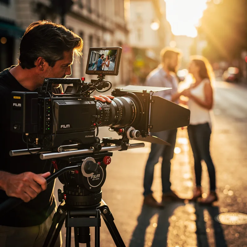 to film