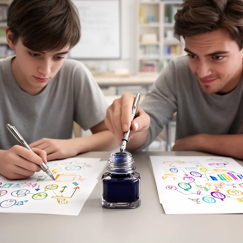 to dip one's pen in someone else's inkwell