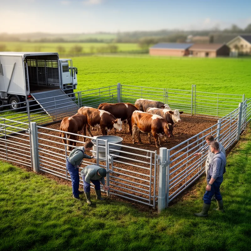 holding paddock