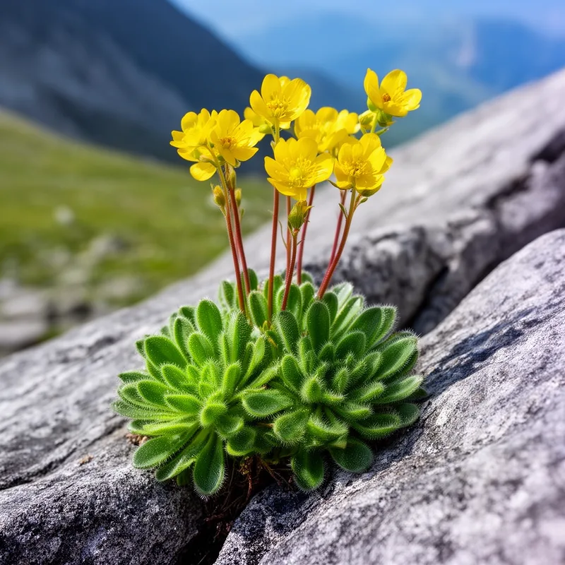 yellow mountain saxifrage