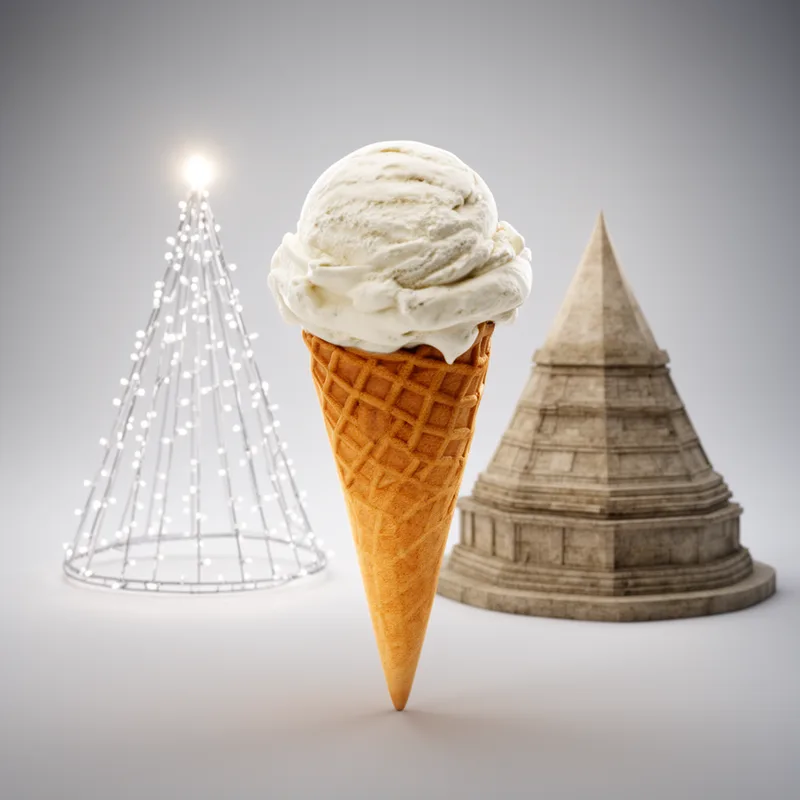 cone-shaped