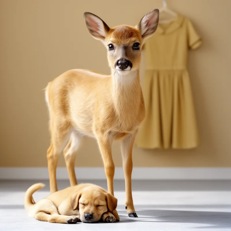 fawn-colored