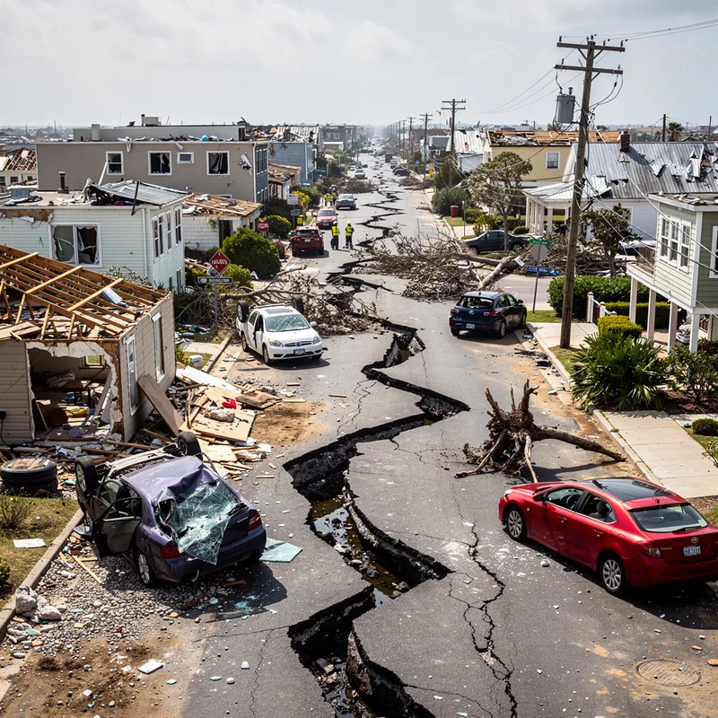 widespread damage
