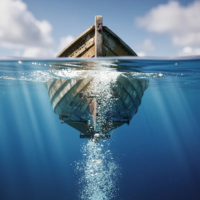 to go under