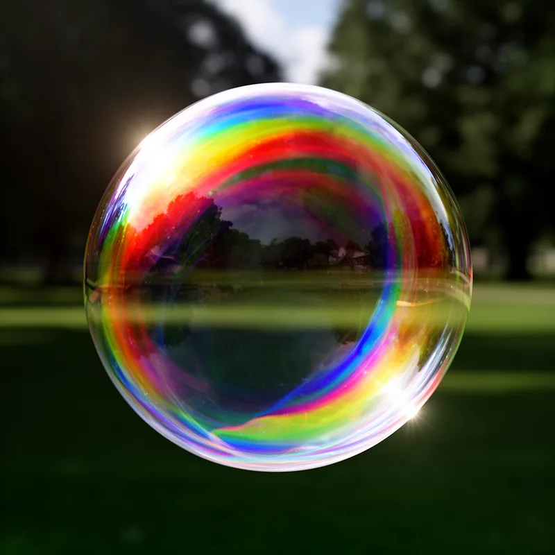 iridescently