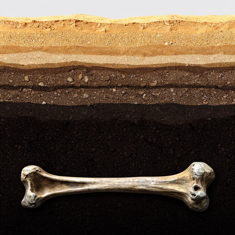 to fossilize