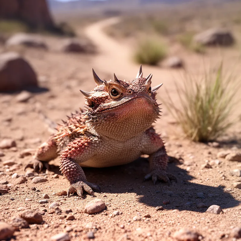 horned lizard