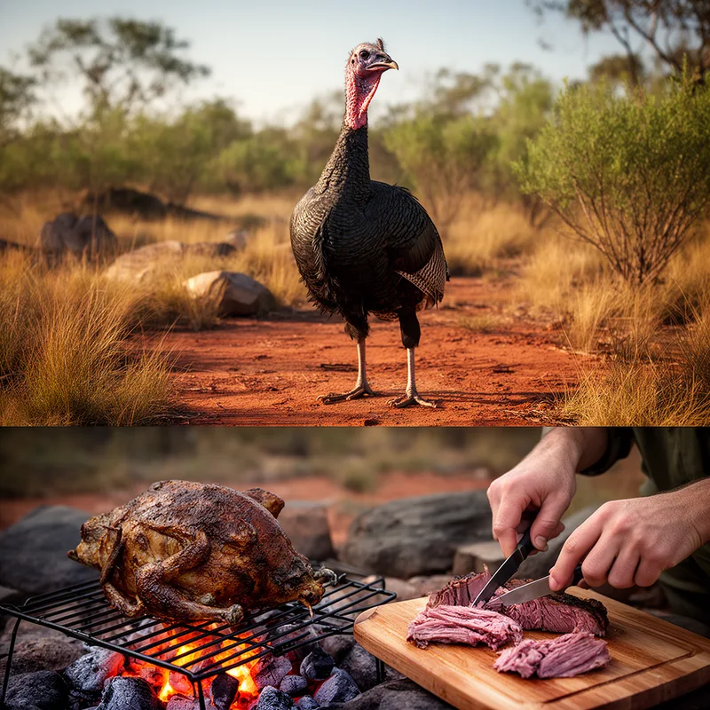 scrub turkey