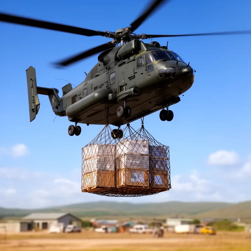 cargo helicopter