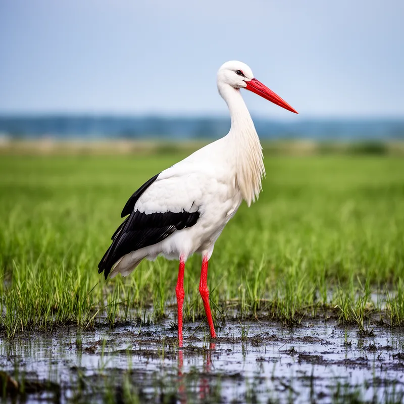 white stork