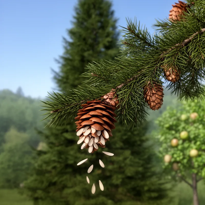 gymnospermous tree