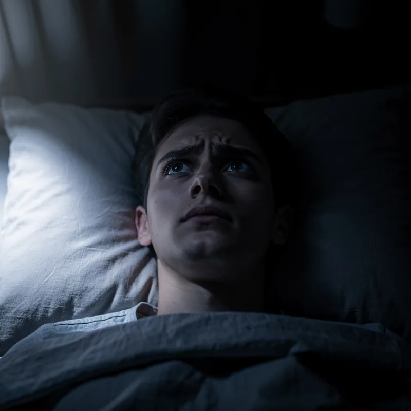 to lie awake