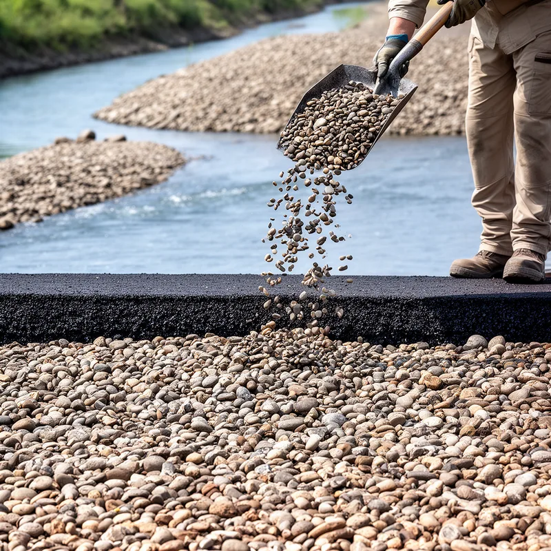 bank gravel