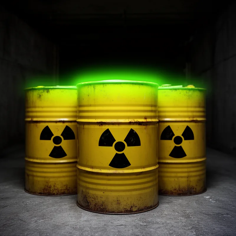 radioactive waste
