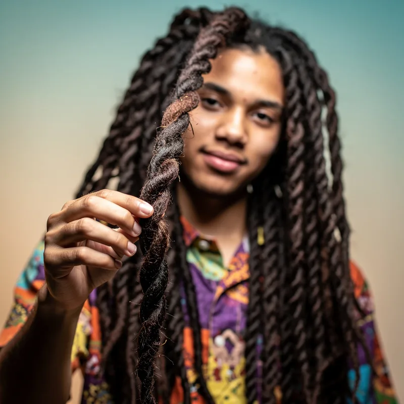 dreadlocked