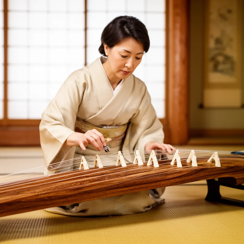 koto player