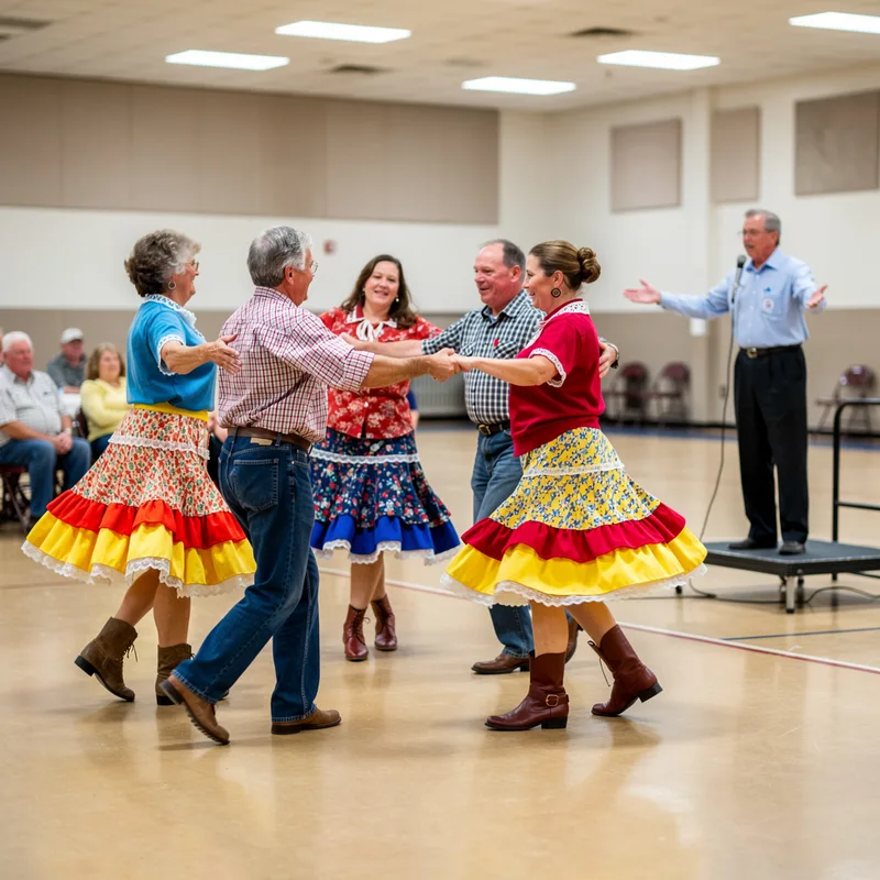to square dance