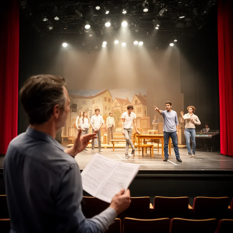 to stage direct