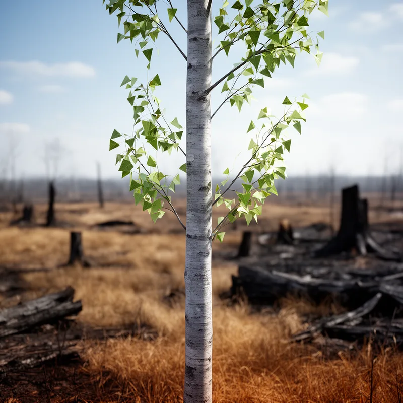 gray birch