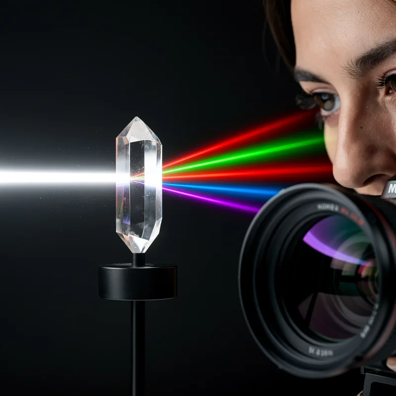 optically