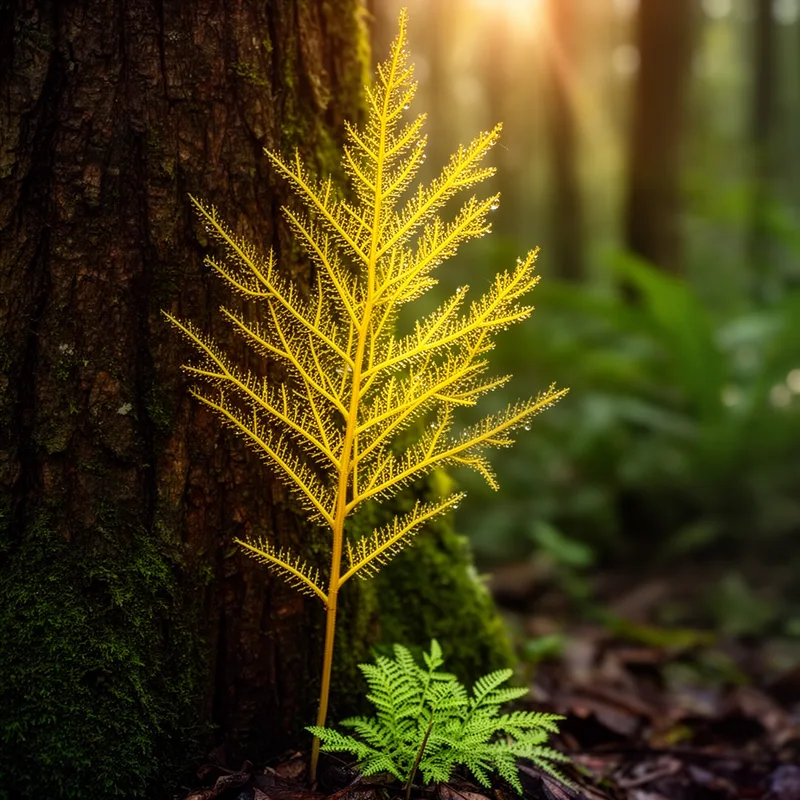 skeleton fork fern