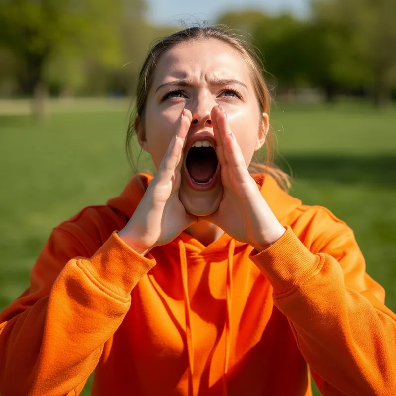 to shout
