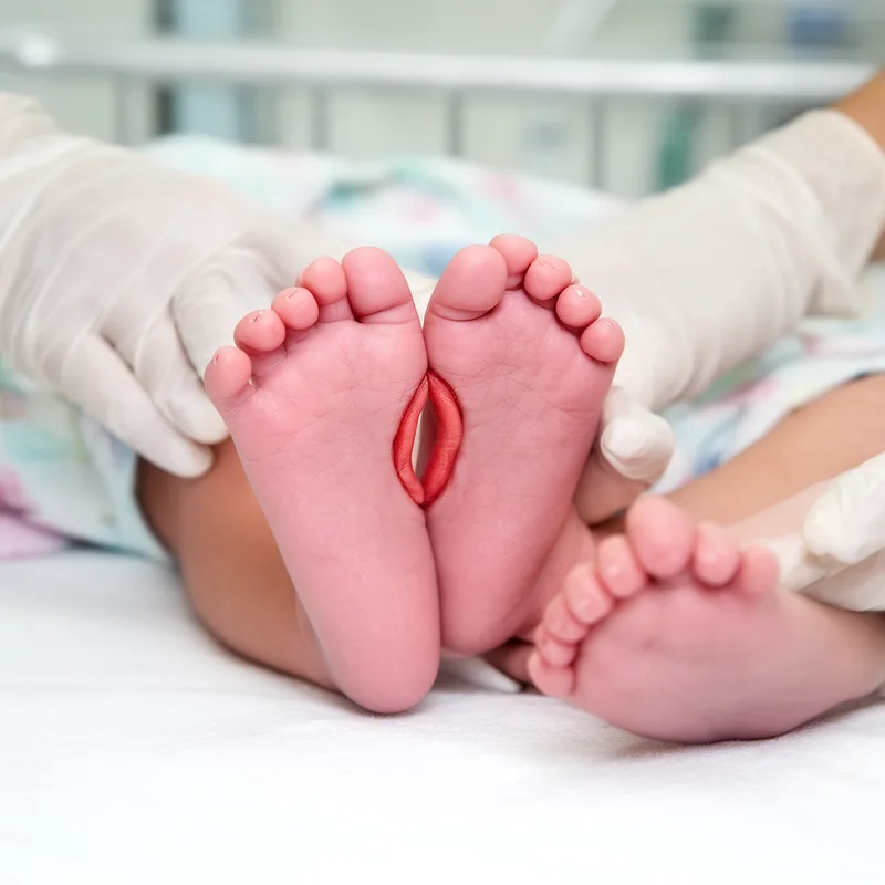 cleft foot