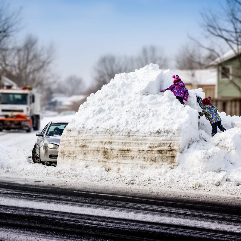 snow bank