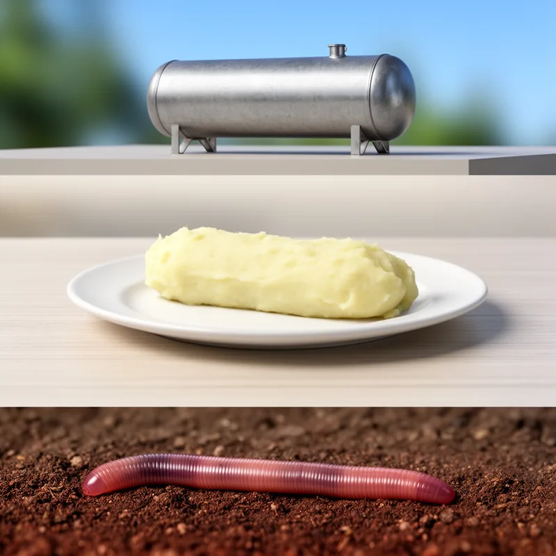 sausage-shaped